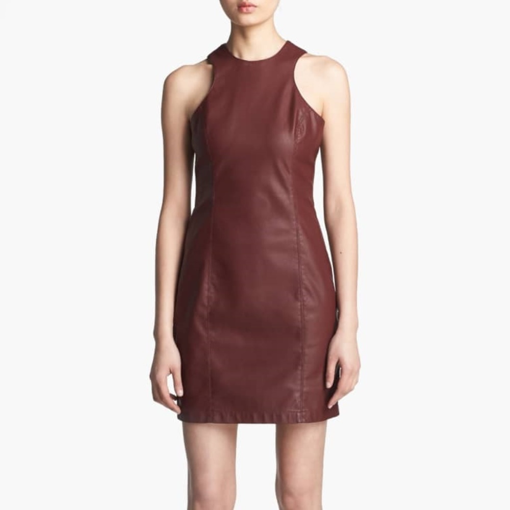 *LAST CHANCE* BB Dakota  Faux Leather Dress